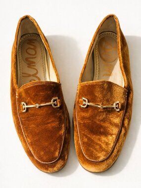Sam Edelman Velvet Horsebit Loafers | Size 8 | Editorial | Euro Street Style